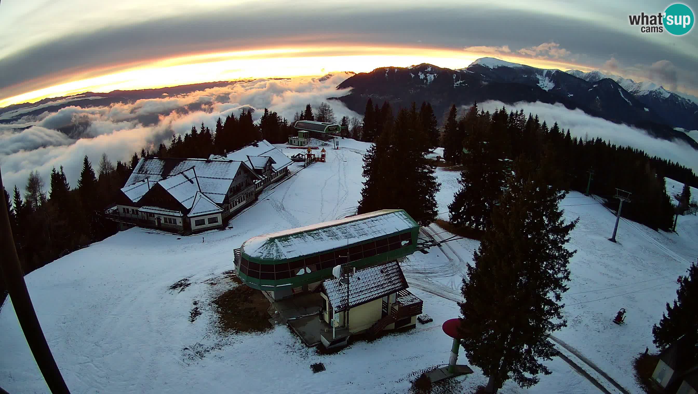 Webcam Cerkno Počivalo – Vue en direct de la station de ski de Cerkno