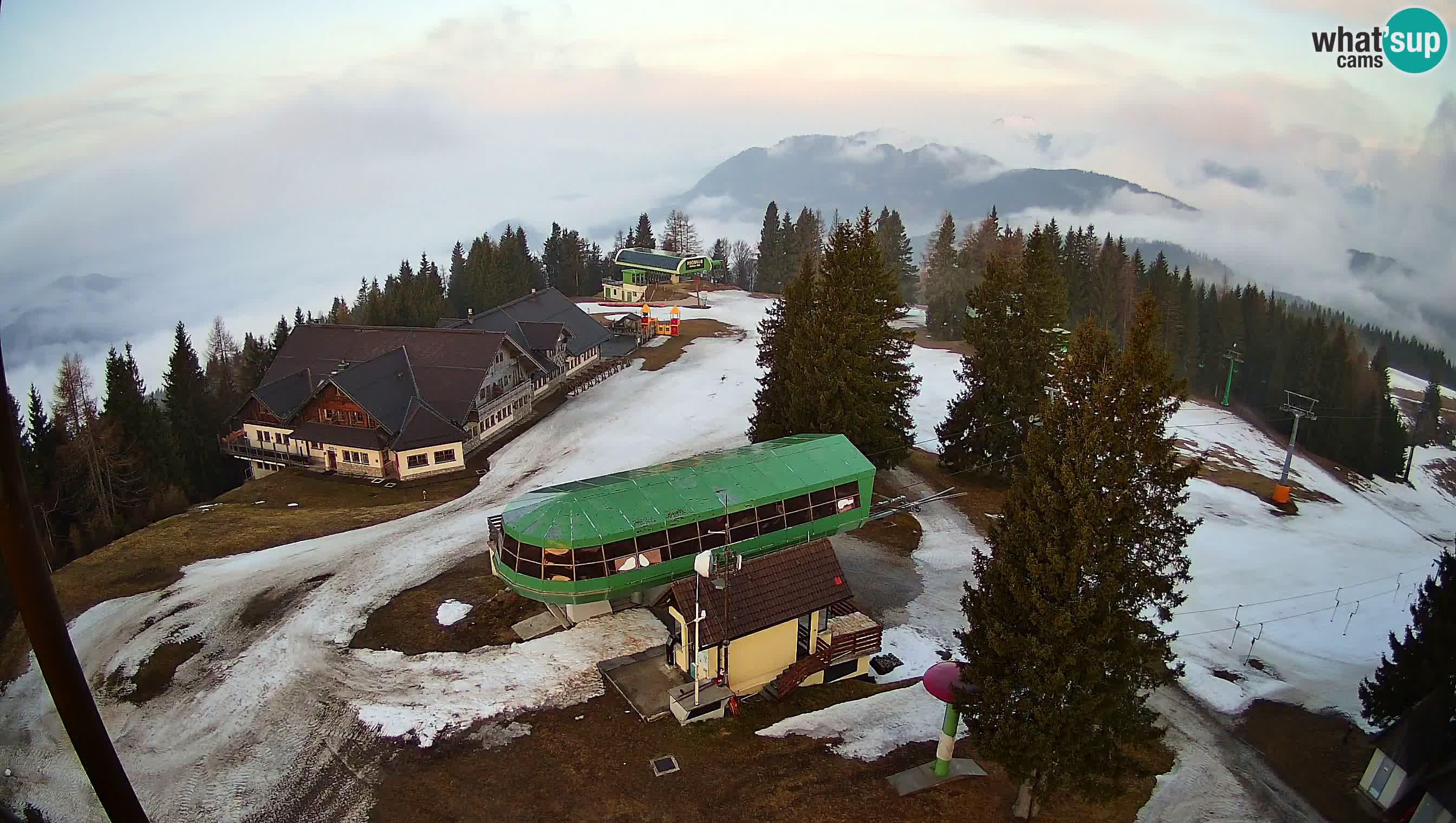 Webcam Cerkno Počivalo – Vue en direct de la station de ski de Cerkno