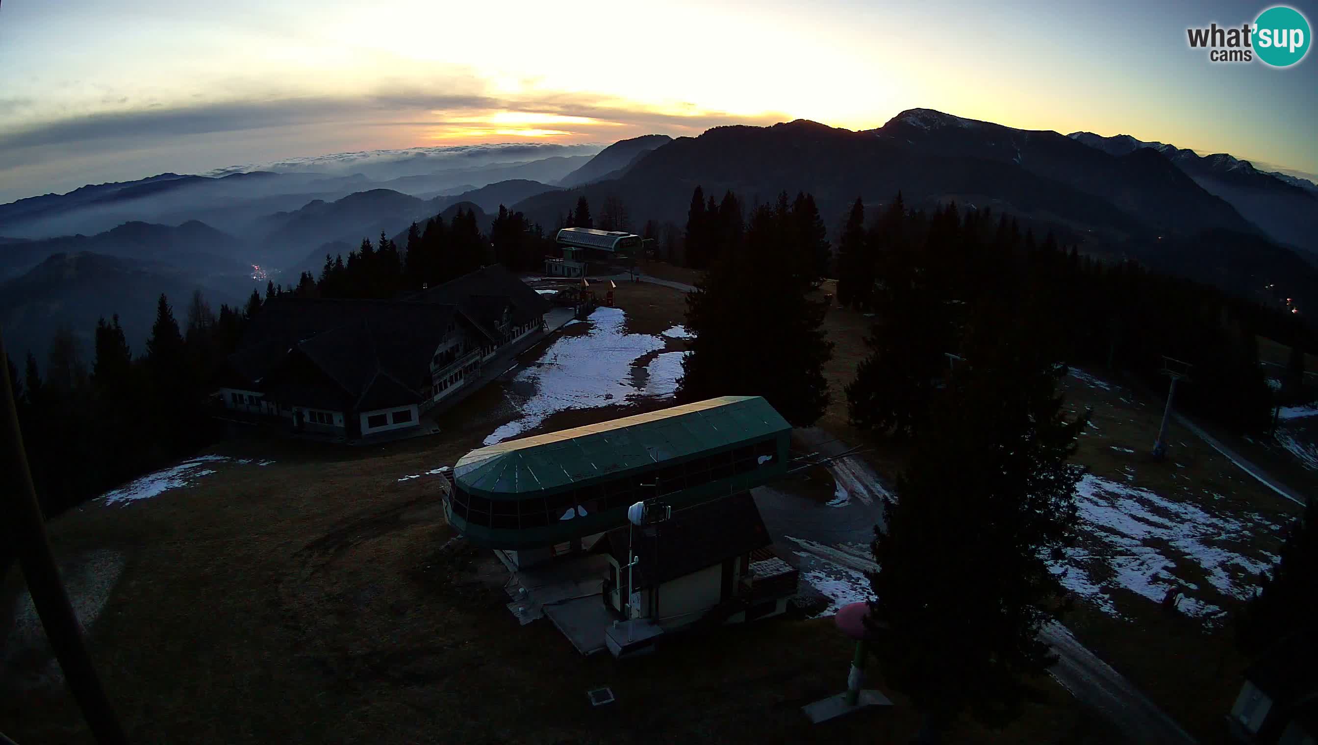 Webcam Cerkno Počivalo – Vista live dalla stazione sciistica di Cerkno