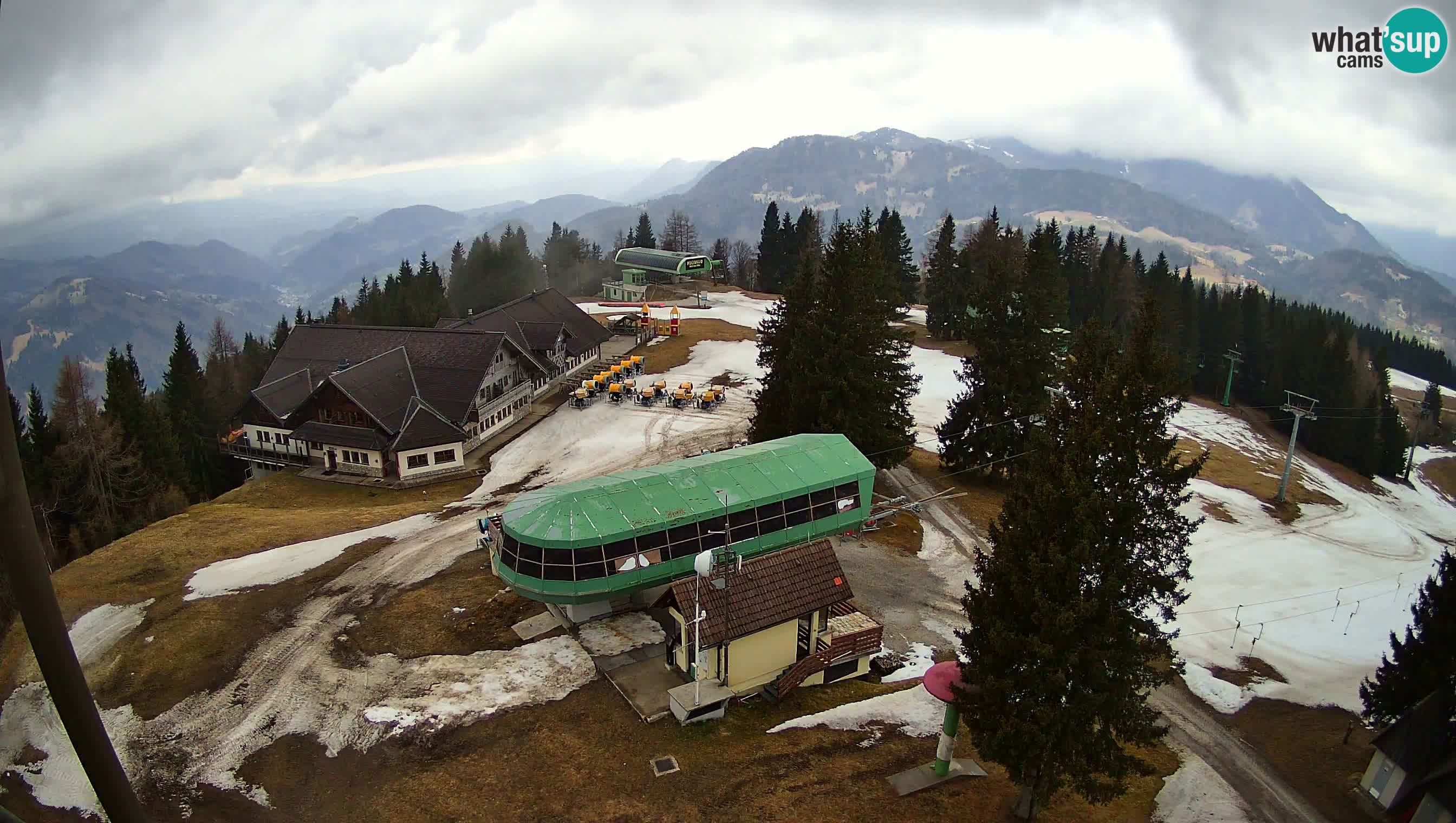 Webcam Cerkno Počivalo – Vue en direct de la station de ski de Cerkno