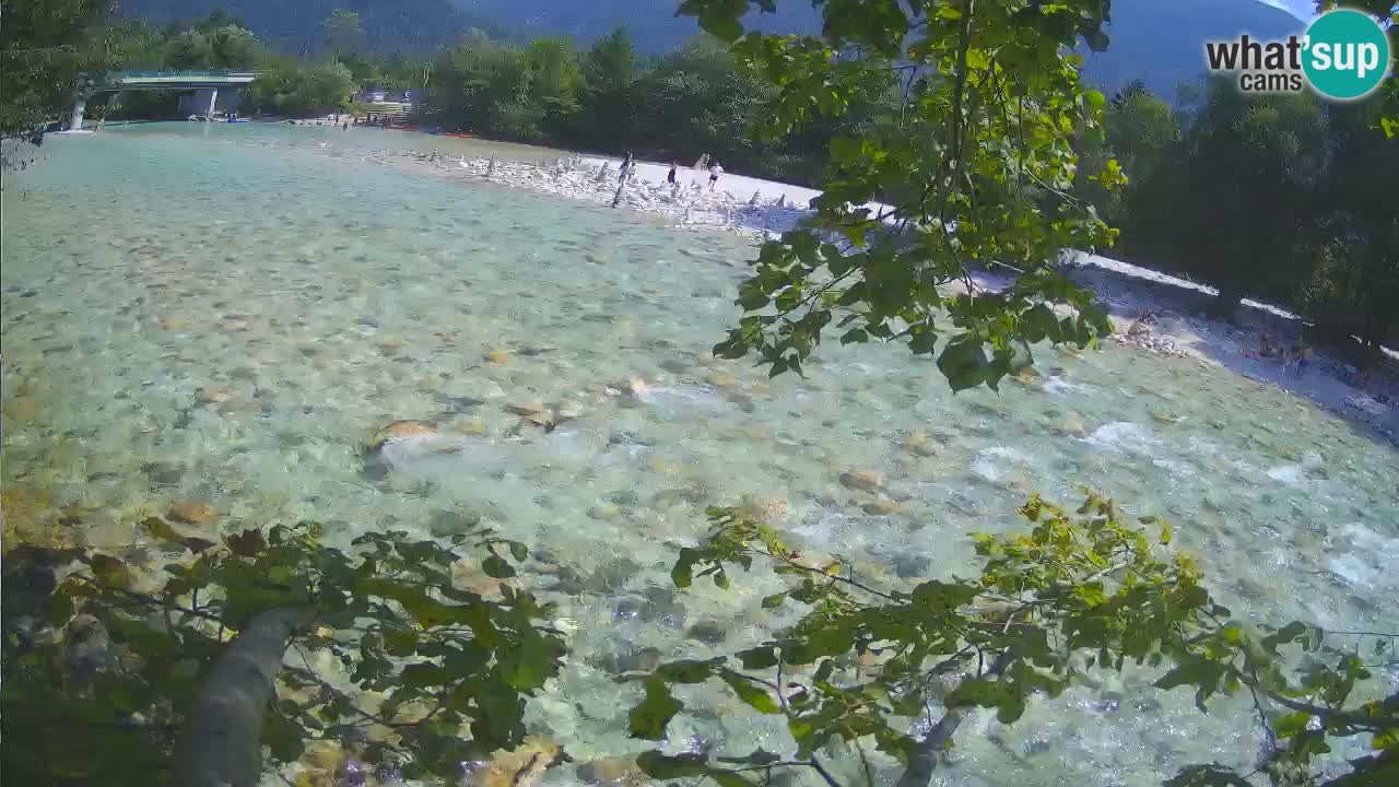 Caméra en direct Čezsoča – Vue imprenable sur la rivière Soča
