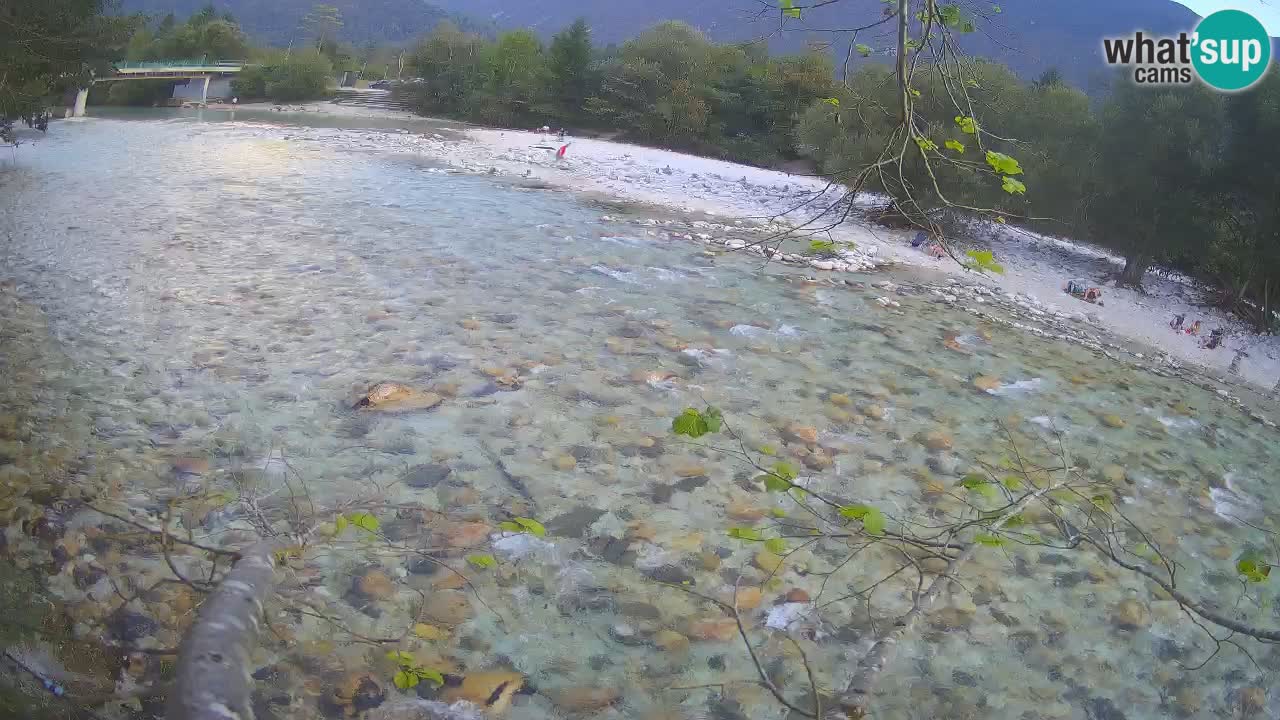 Camera web Čezsoča – Impresionante vista del río Soča