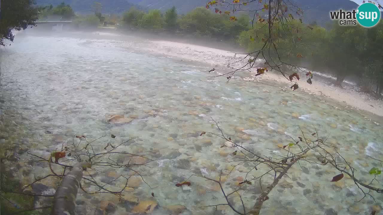 Caméra en direct Čezsoča – Vue imprenable sur la rivière Soča