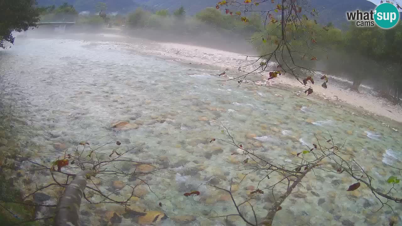 Caméra en direct Čezsoča – Vue imprenable sur la rivière Soča