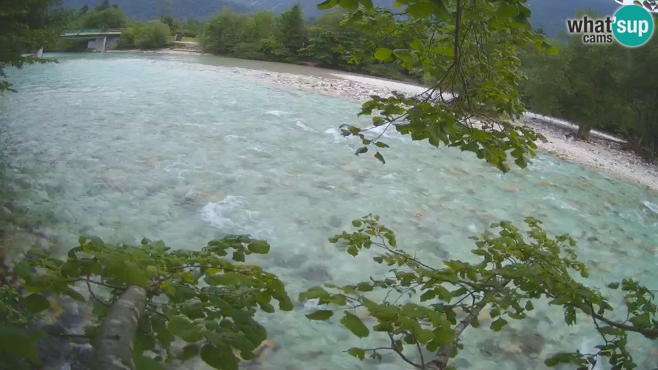 Caméra en direct Čezsoča – Vue imprenable sur la rivière Soča