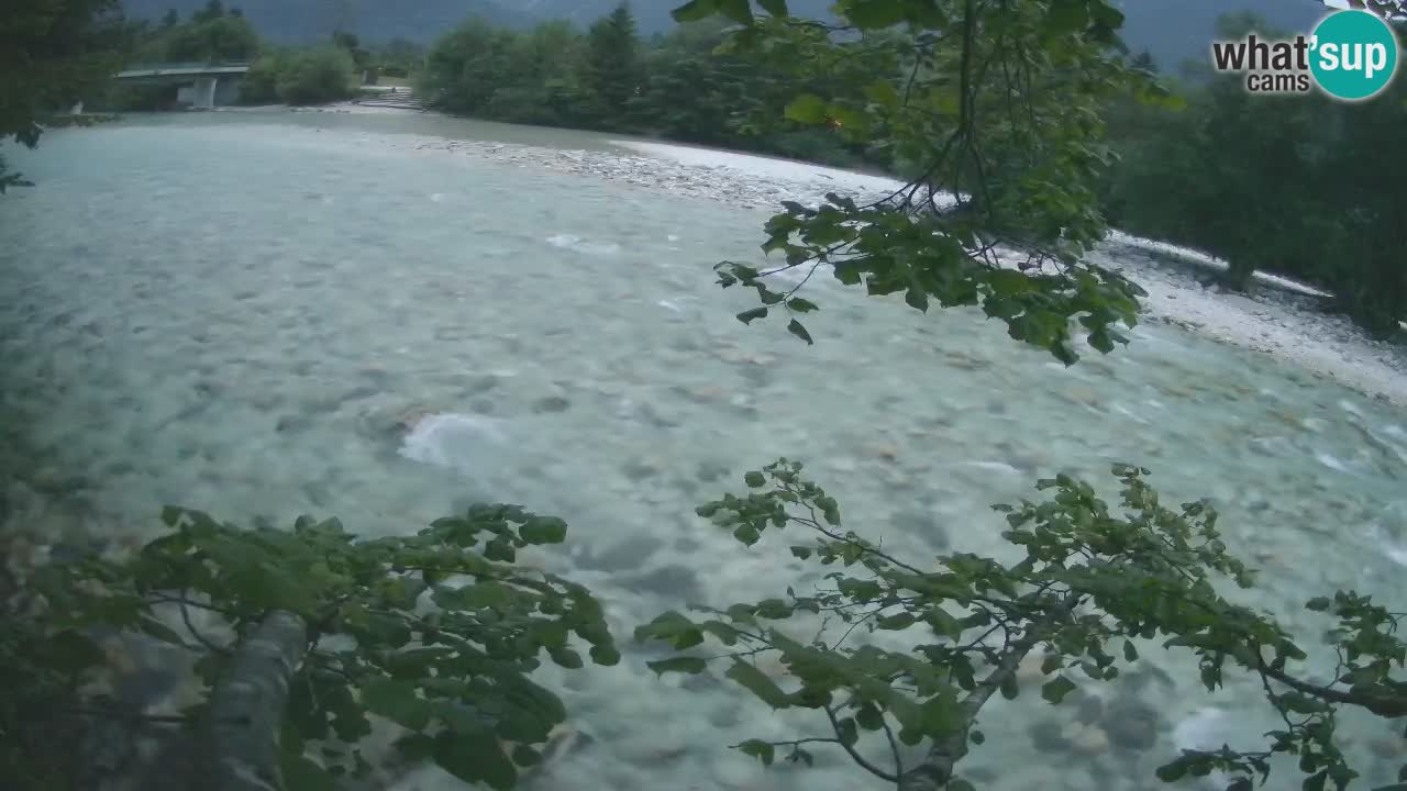 Camera web Čezsoča – Impresionante vista del río Soča