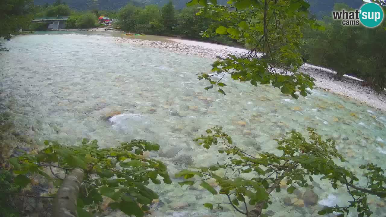 Caméra en direct Čezsoča – Vue imprenable sur la rivière Soča