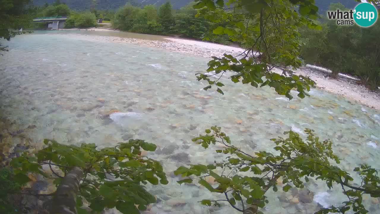 Caméra en direct Čezsoča – Vue imprenable sur la rivière Soča