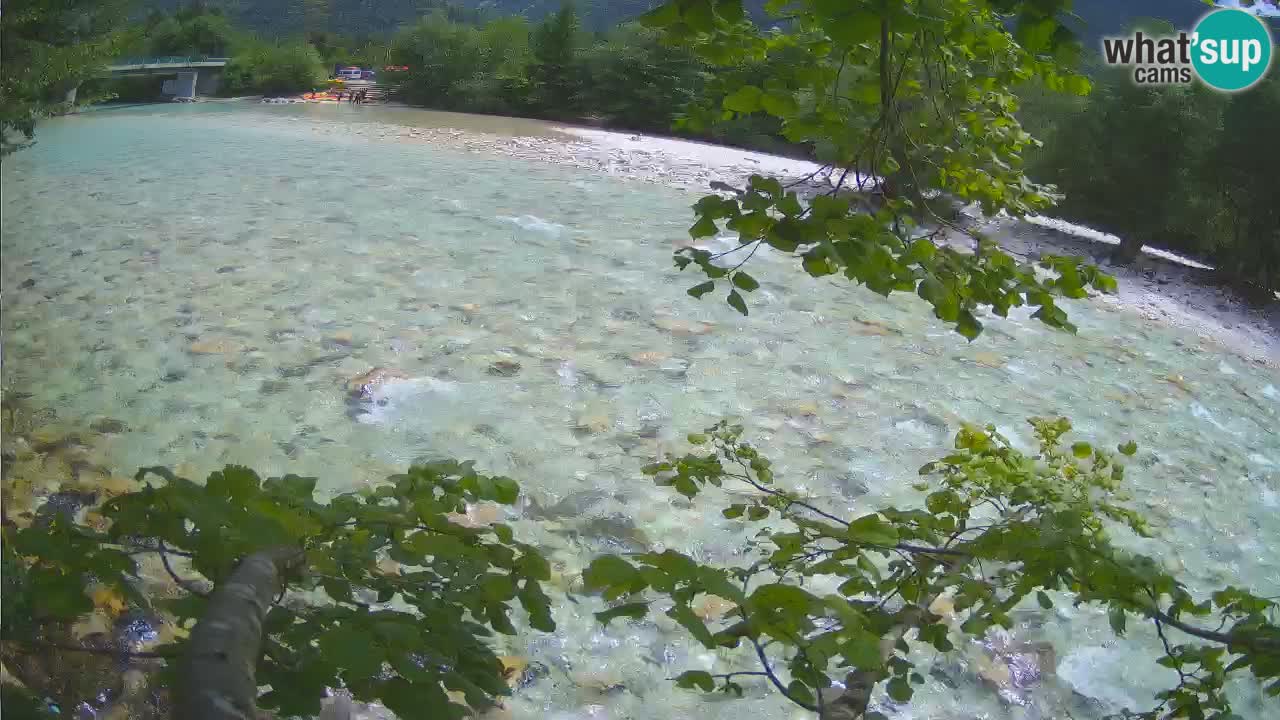 Caméra en direct Čezsoča – Vue imprenable sur la rivière Soča