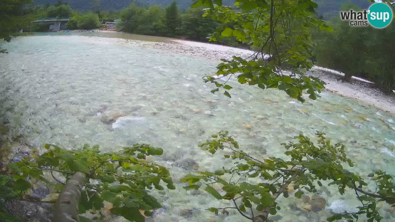 Caméra en direct Čezsoča – Vue imprenable sur la rivière Soča