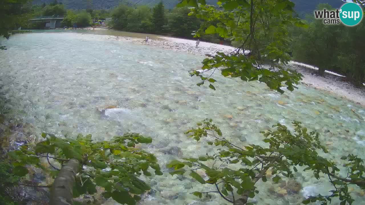 Caméra en direct Čezsoča – Vue imprenable sur la rivière Soča
