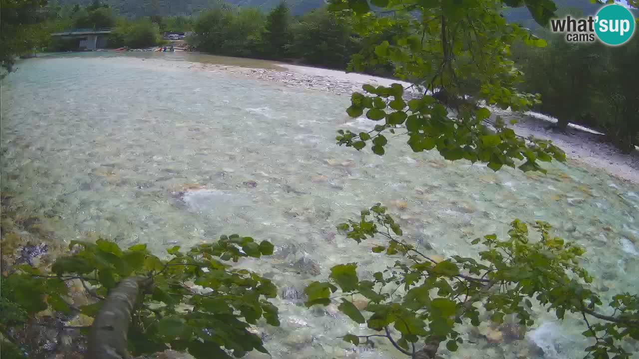 Caméra en direct Čezsoča – Vue imprenable sur la rivière Soča