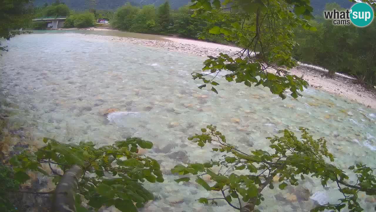 Caméra en direct Čezsoča – Vue imprenable sur la rivière Soča