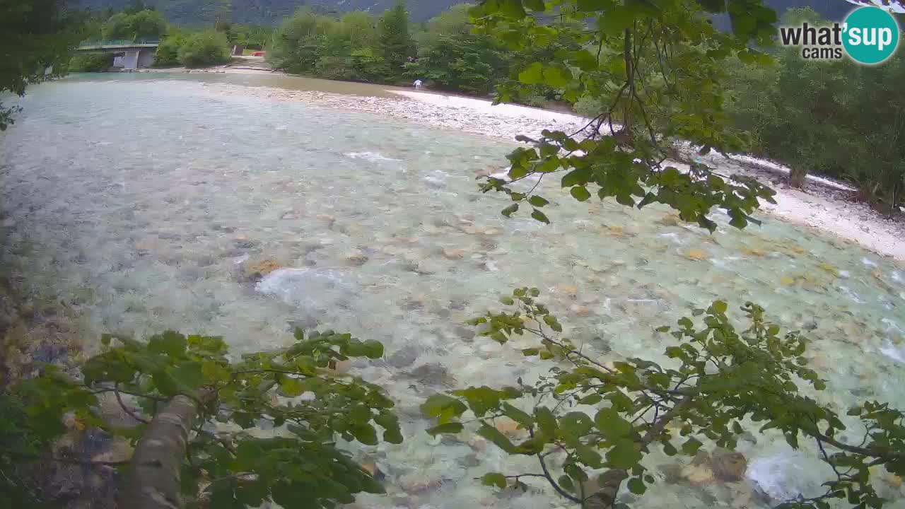 Caméra en direct Čezsoča – Vue imprenable sur la rivière Soča