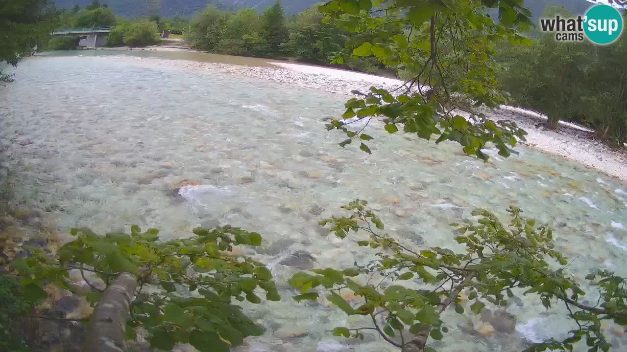 Caméra en direct Čezsoča – Vue imprenable sur la rivière Soča