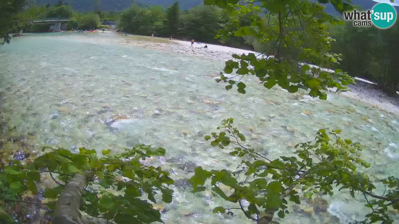 Caméra en direct Čezsoča – Vue imprenable sur la rivière Soča