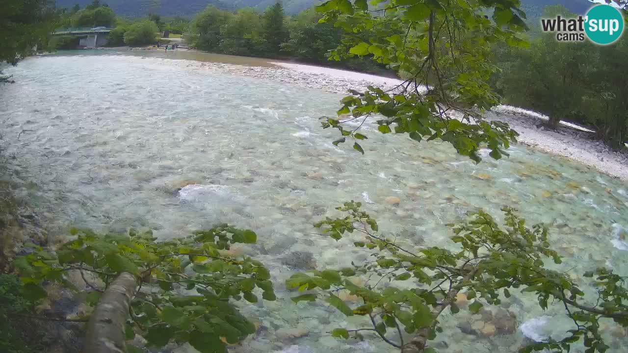Camera web Čezsoča – Impresionante vista del río Soča