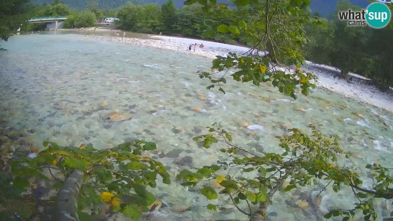 Čezsoča Webcam – Fantastischer Blick auf den Fluss Soča