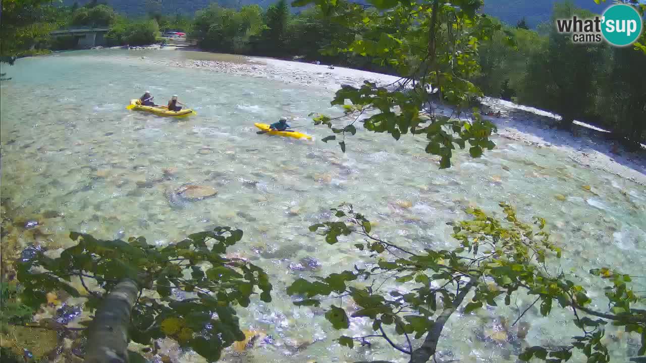 Caméra en direct Čezsoča – Vue imprenable sur la rivière Soča