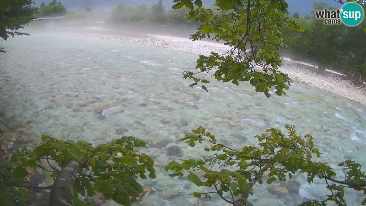 Camera web Čezsoča – Impresionante vista del río Soča