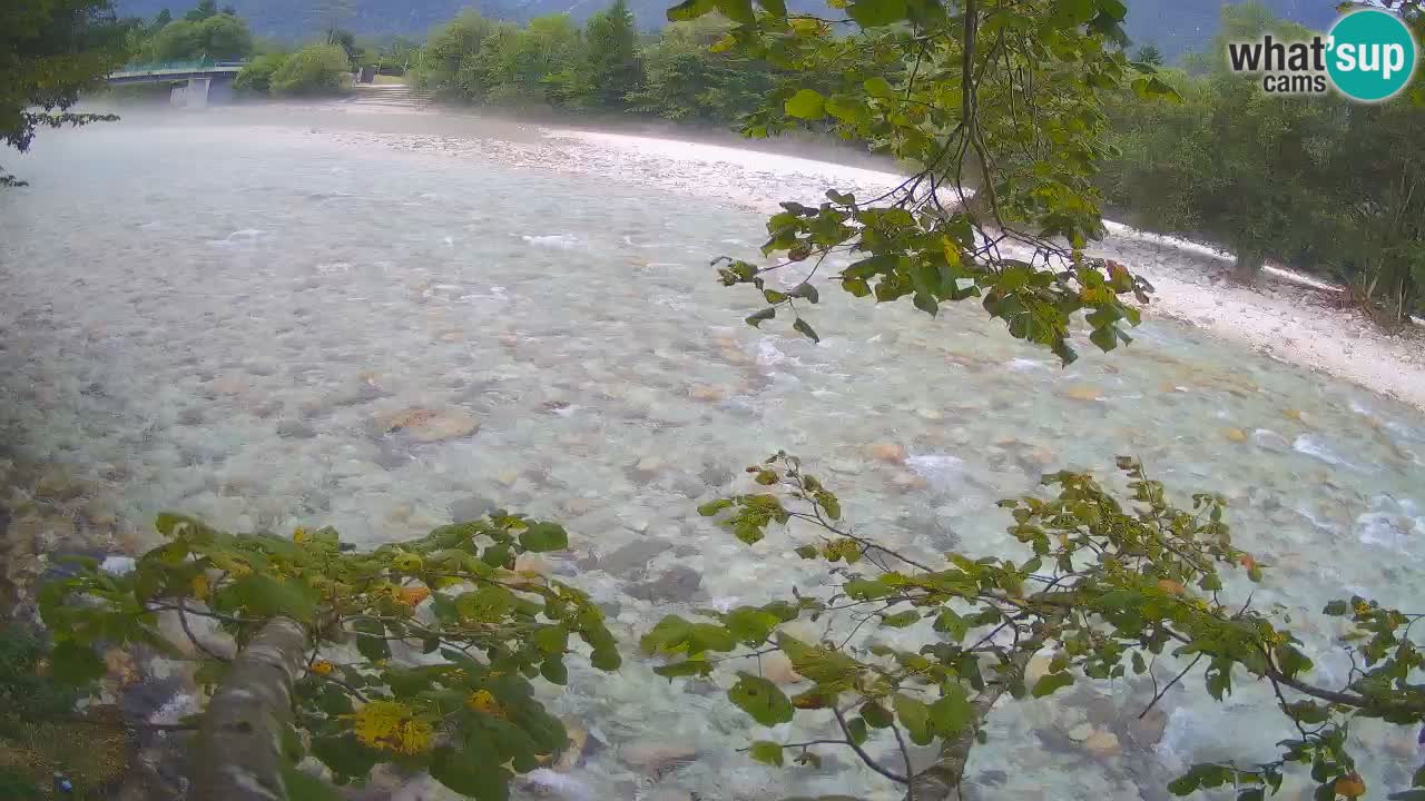 Camera web Čezsoča – Impresionante vista del río Soča