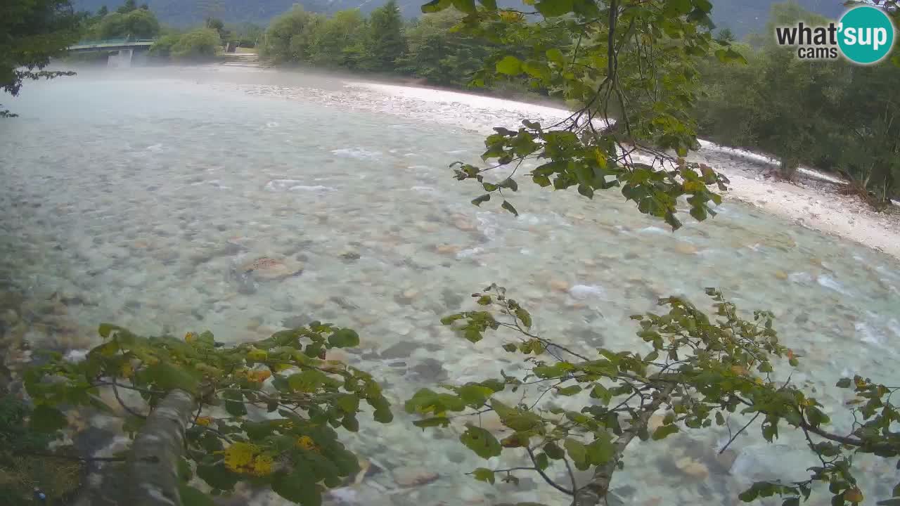 Camera web Čezsoča – Impresionante vista del río Soča