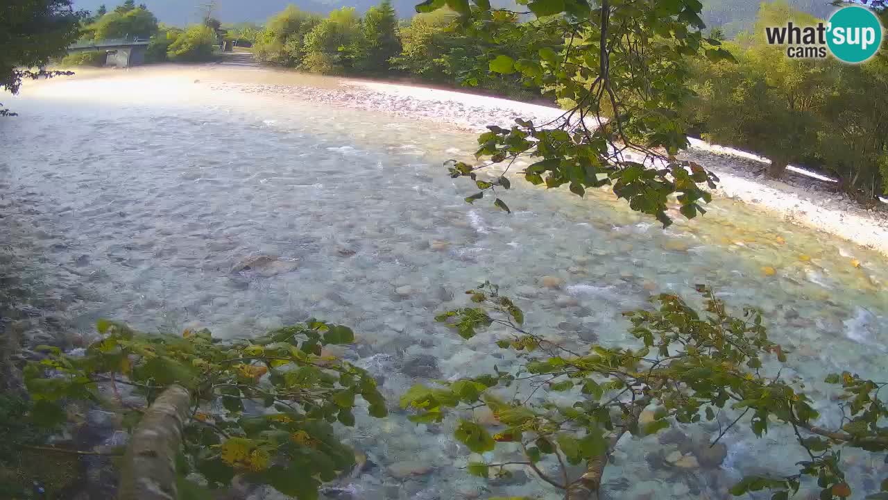Caméra en direct Čezsoča – Vue imprenable sur la rivière Soča