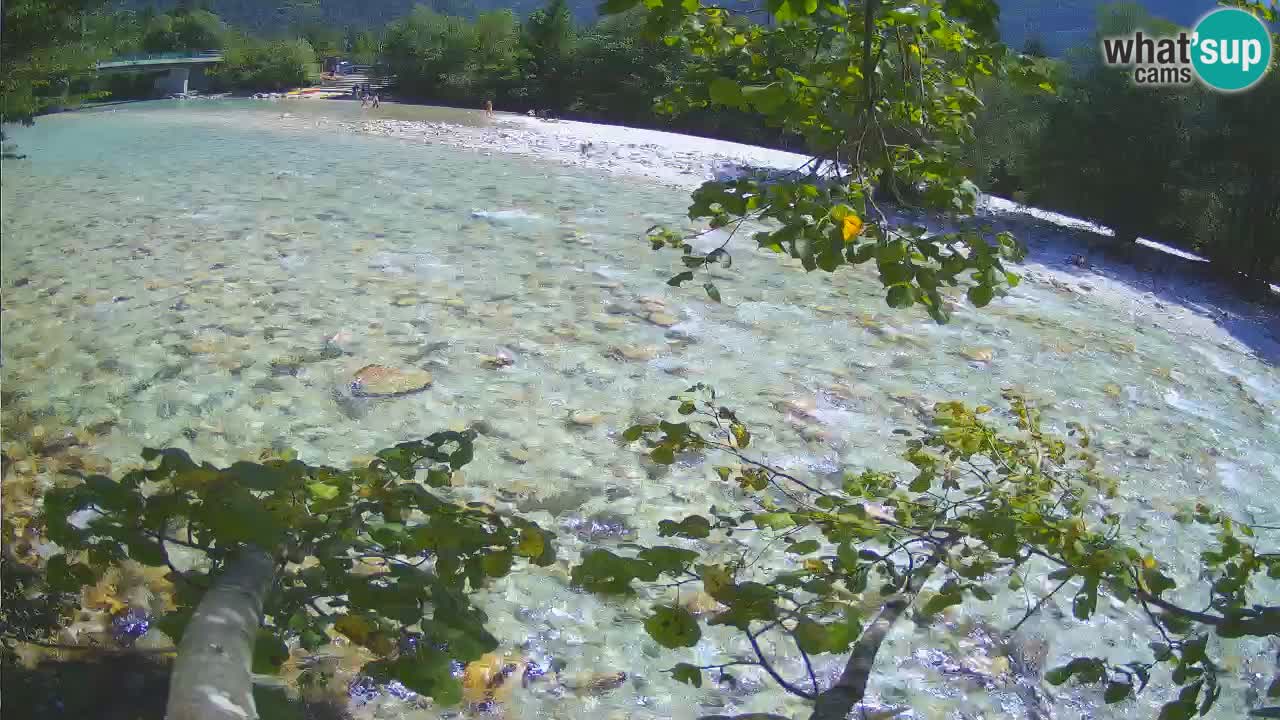 Caméra en direct Čezsoča – Vue imprenable sur la rivière Soča