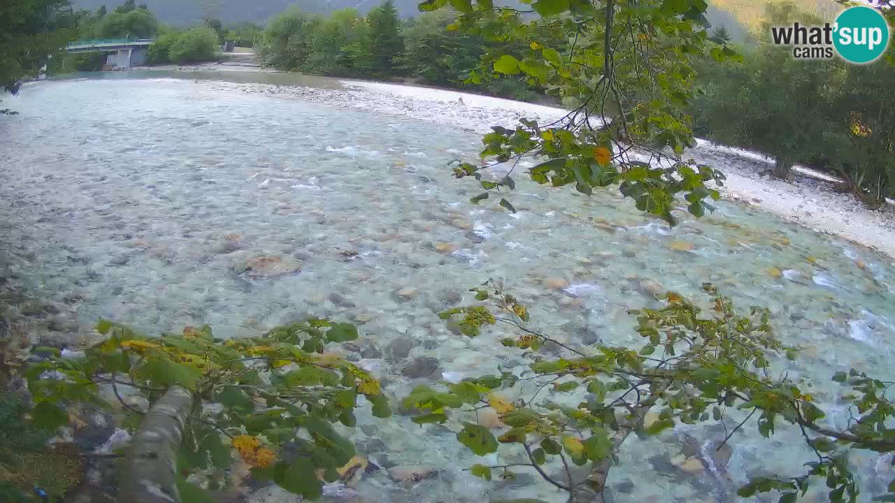 Caméra en direct Čezsoča – Vue imprenable sur la rivière Soča