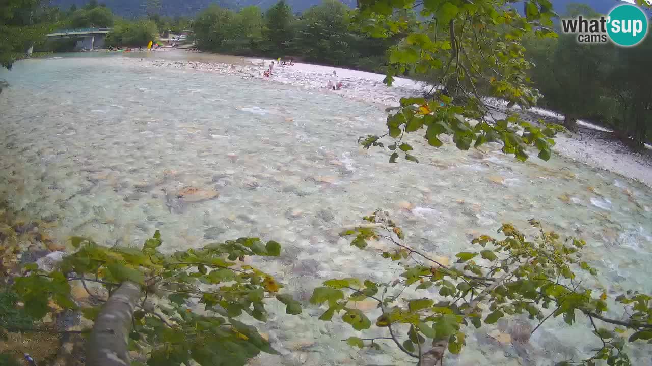 Caméra en direct Čezsoča – Vue imprenable sur la rivière Soča
