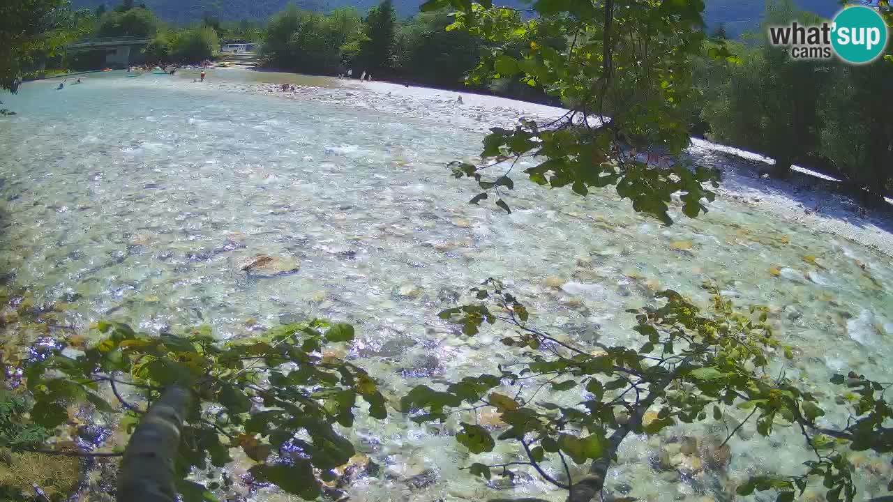 Caméra en direct Čezsoča – Vue imprenable sur la rivière Soča