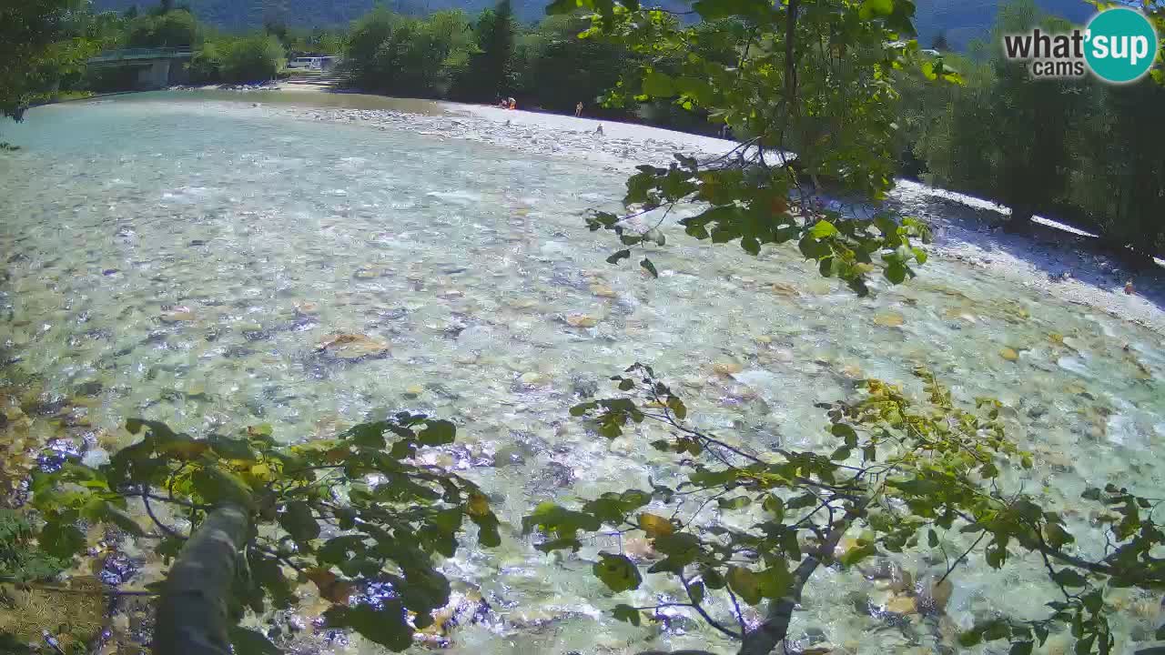 Caméra en direct Čezsoča – Vue imprenable sur la rivière Soča