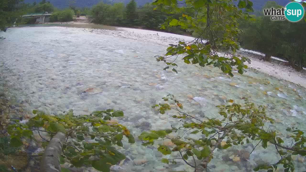 Camera web Čezsoča – Impresionante vista del río Soča