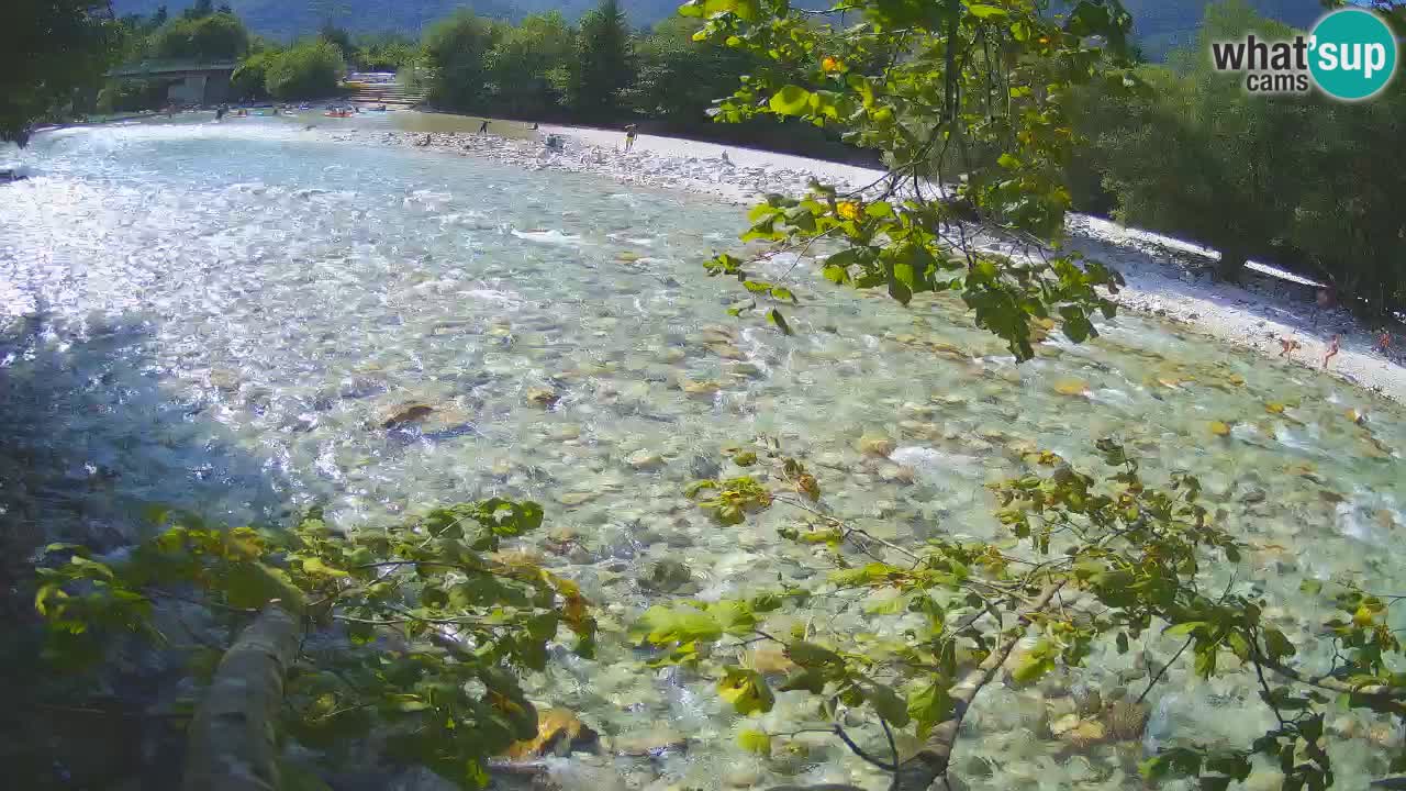 Caméra en direct Čezsoča – Vue imprenable sur la rivière Soča
