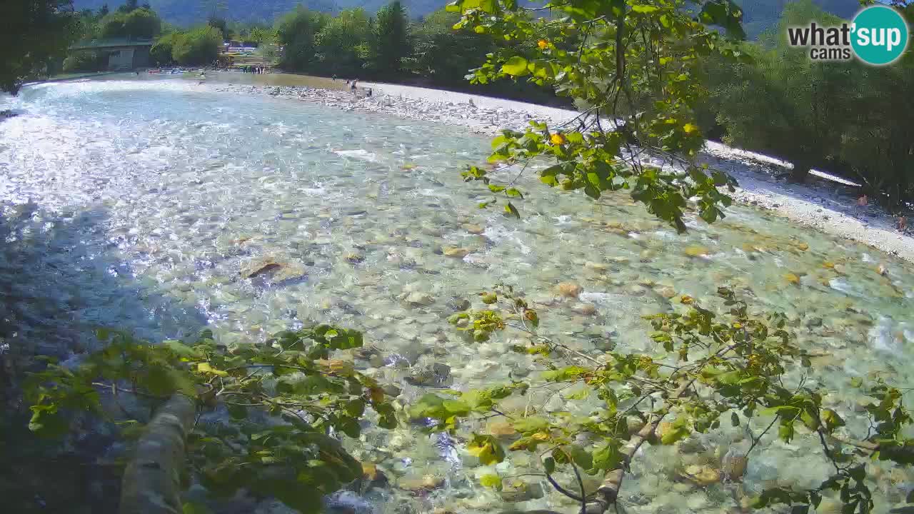 Caméra en direct Čezsoča – Vue imprenable sur la rivière Soča