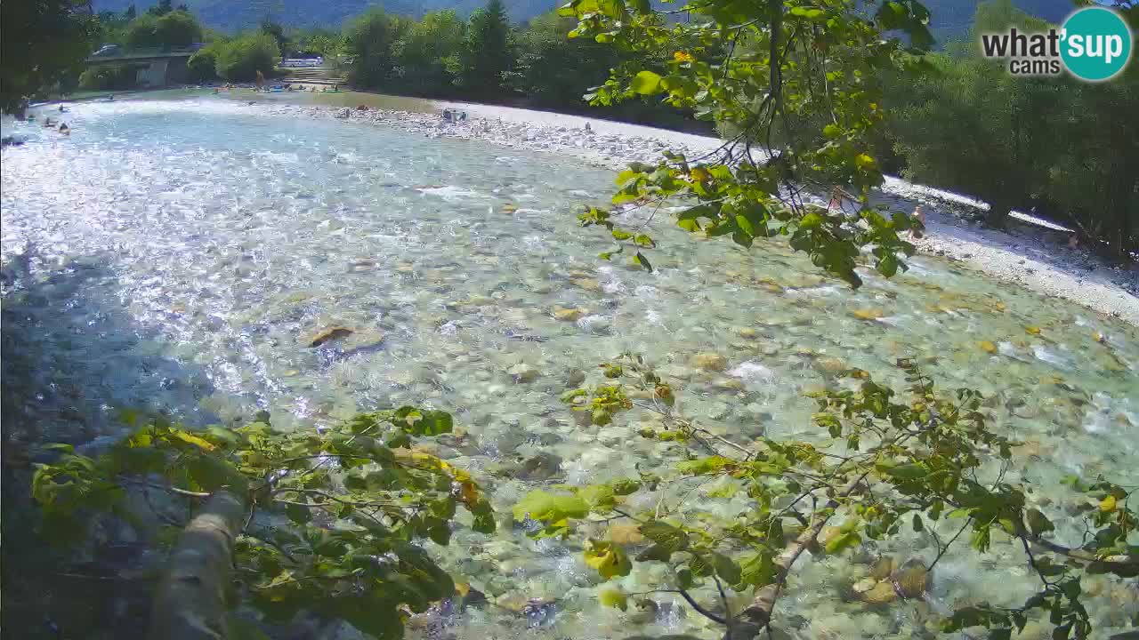 Caméra en direct Čezsoča – Vue imprenable sur la rivière Soča