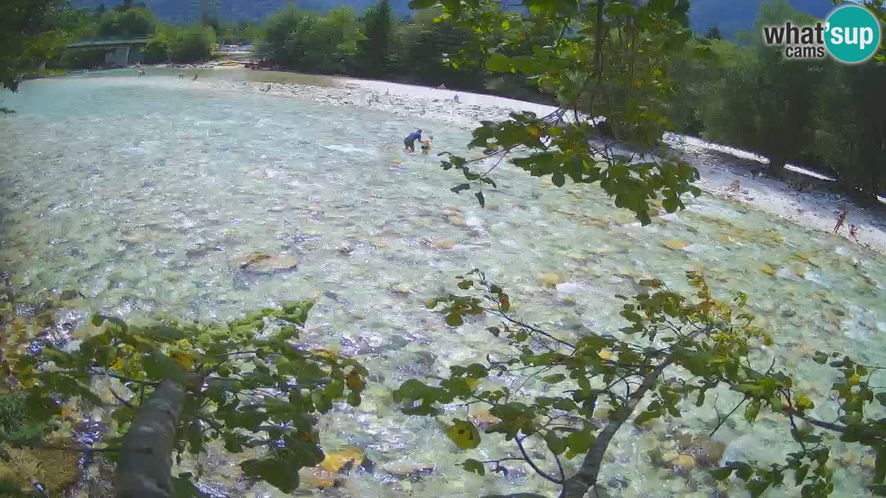 Caméra en direct Čezsoča – Vue imprenable sur la rivière Soča