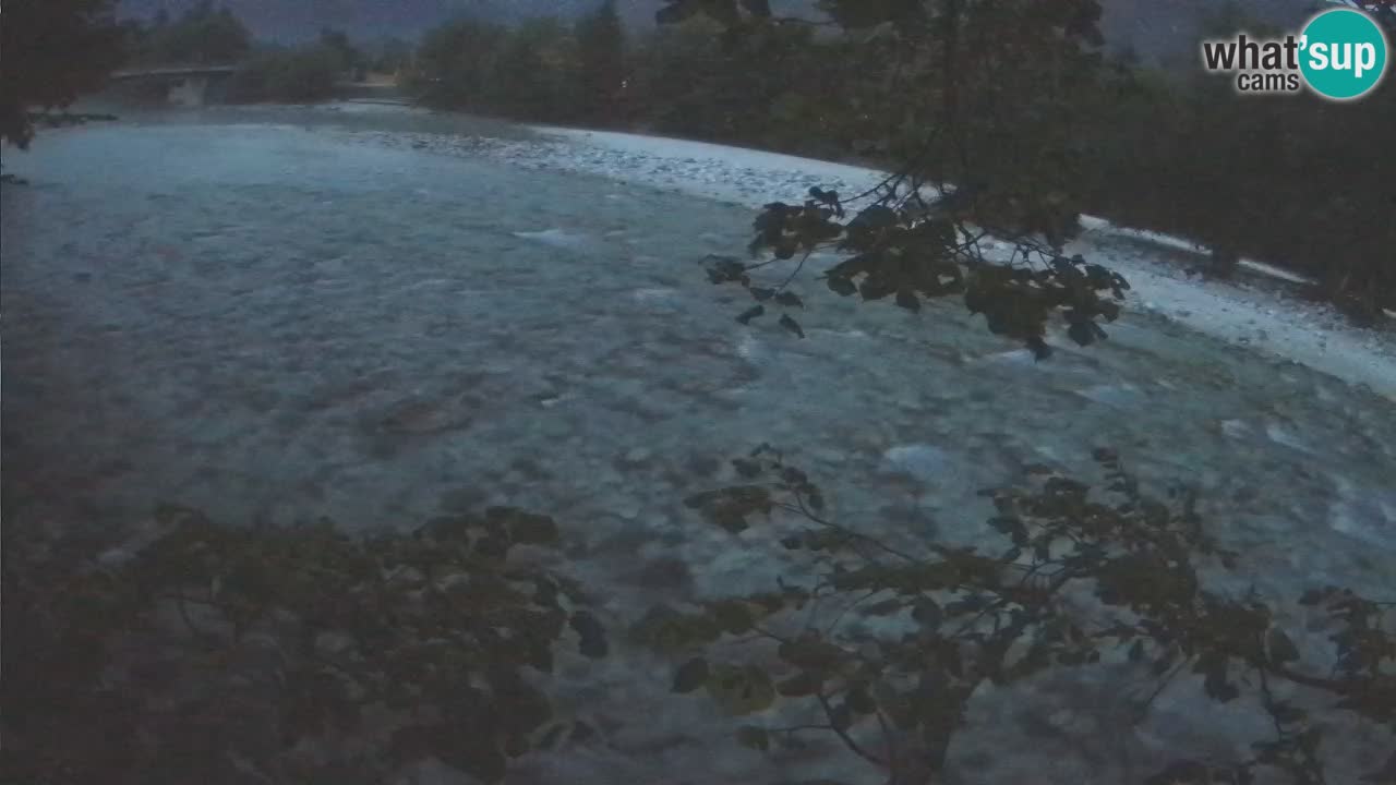 Camera web Čezsoča – Impresionante vista del río Soča