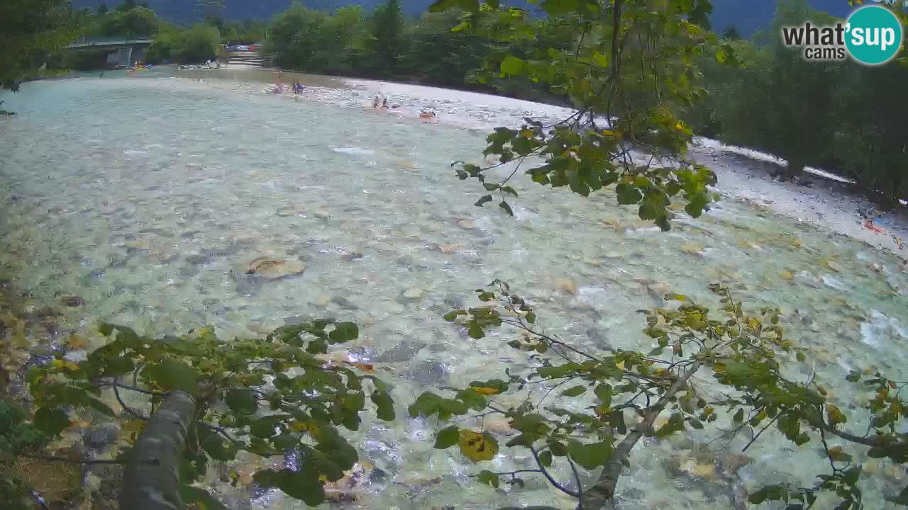 Caméra en direct Čezsoča – Vue imprenable sur la rivière Soča