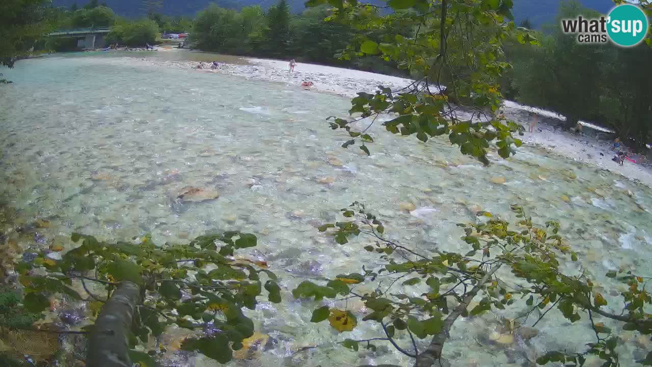 Camera web Čezsoča – Impresionante vista del río Soča