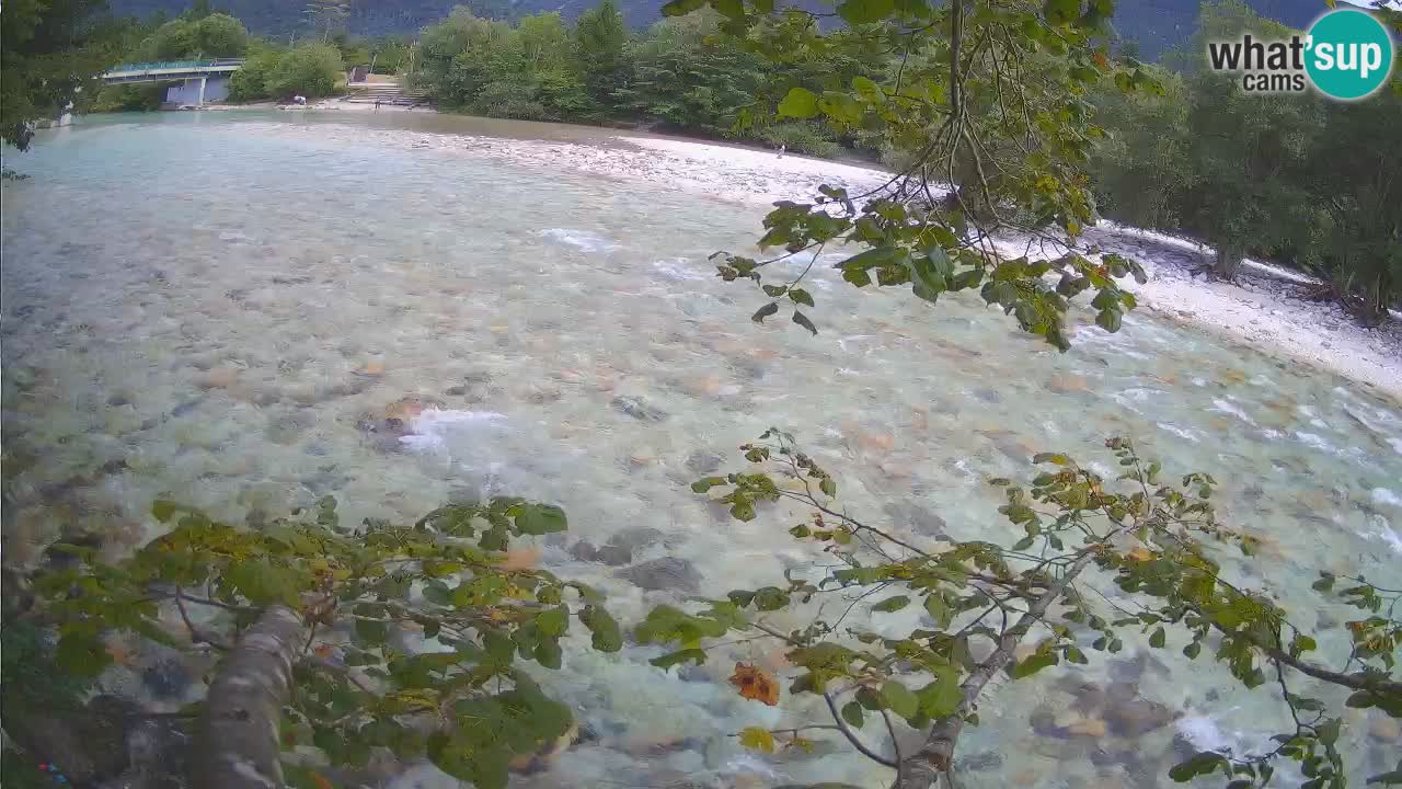 Caméra en direct Čezsoča – Vue imprenable sur la rivière Soča