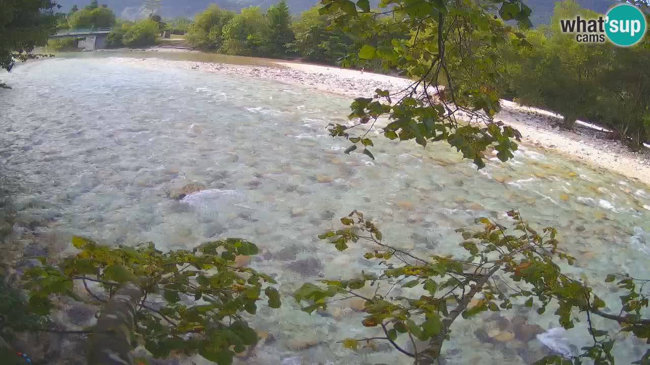 Caméra en direct Čezsoča – Vue imprenable sur la rivière Soča