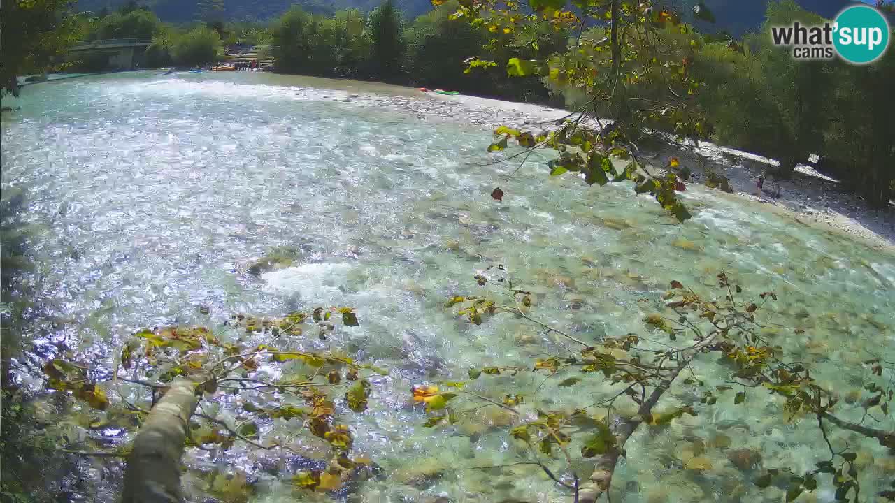 Caméra en direct Čezsoča – Vue imprenable sur la rivière Soča