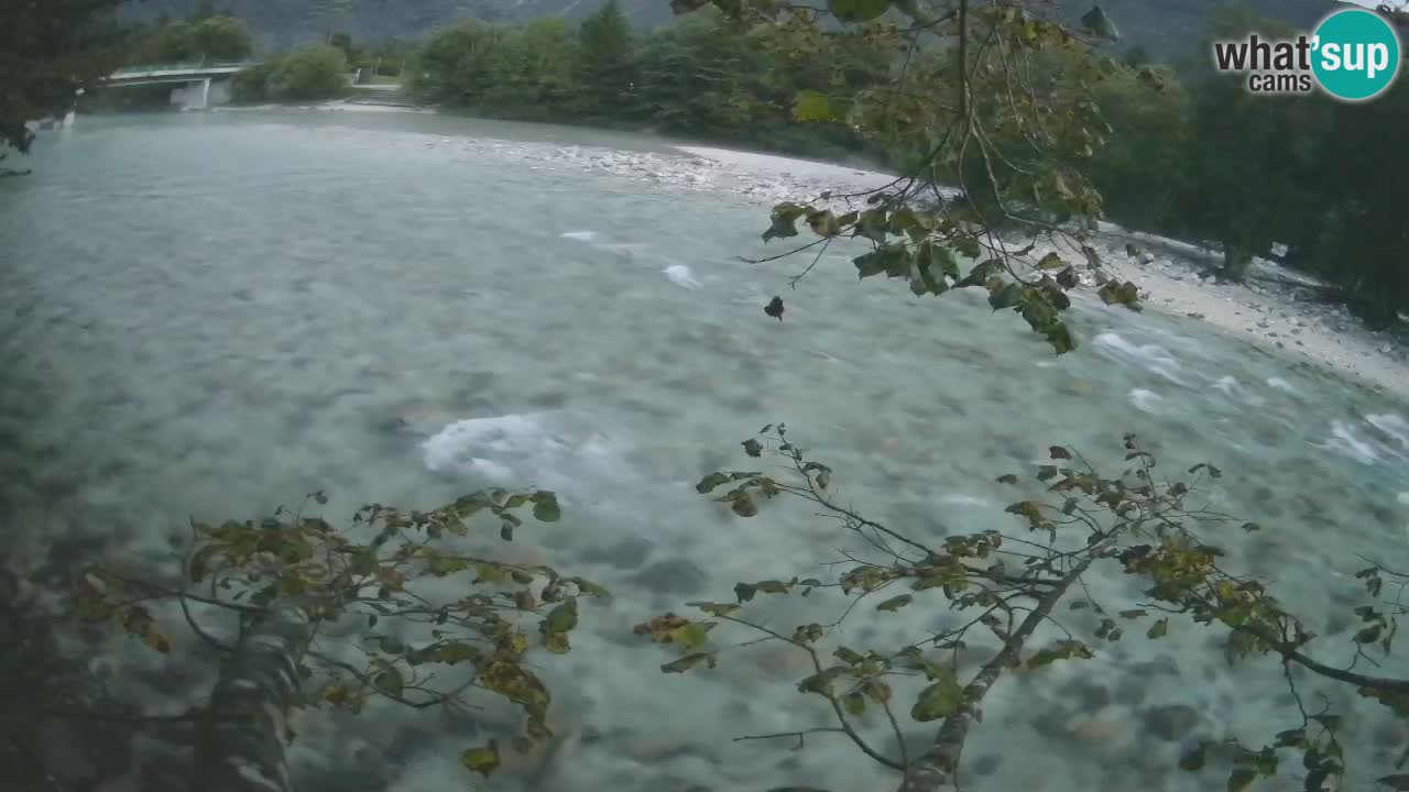Camera web Čezsoča – Impresionante vista del río Soča