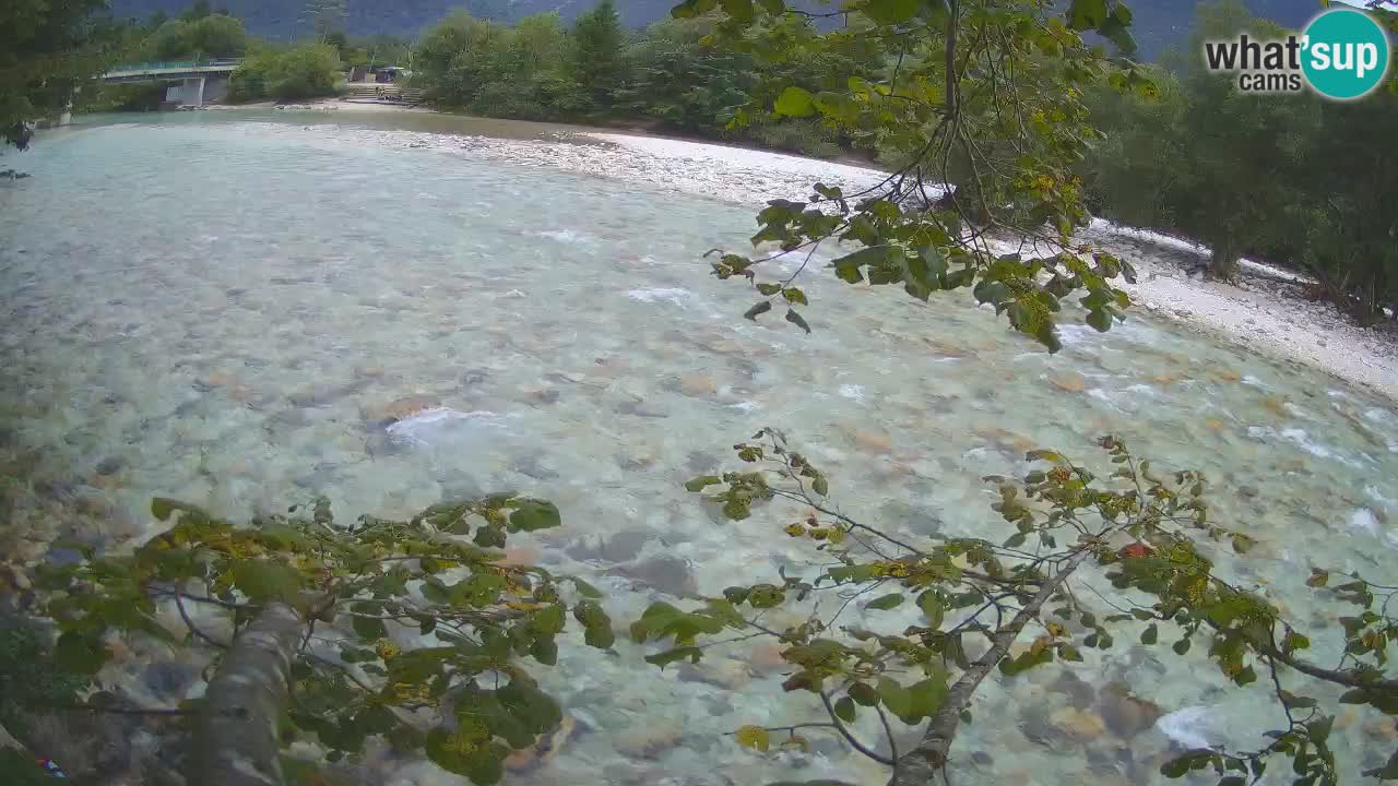Caméra en direct Čezsoča – Vue imprenable sur la rivière Soča