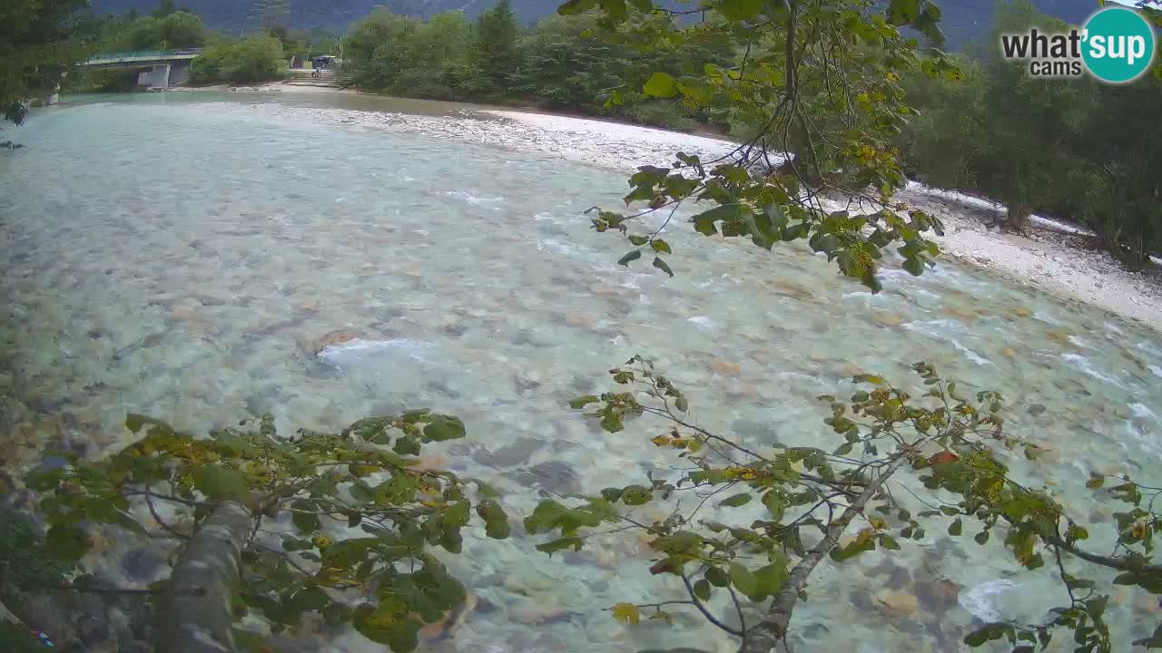 Camera web Čezsoča – Impresionante vista del río Soča