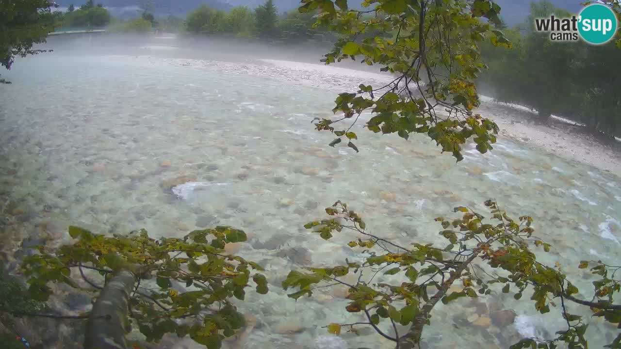 Camera web Čezsoča – Impresionante vista del río Soča