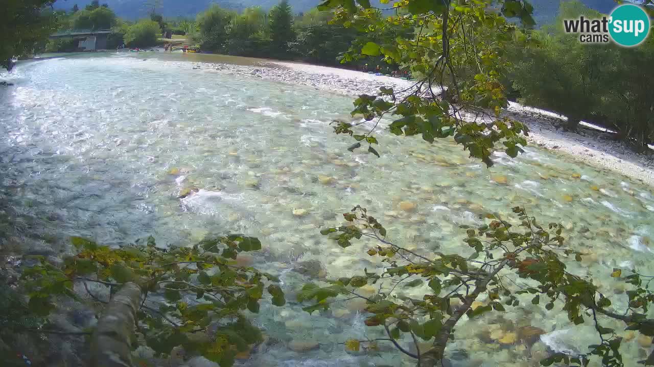 Camera web Čezsoča – Impresionante vista del río Soča