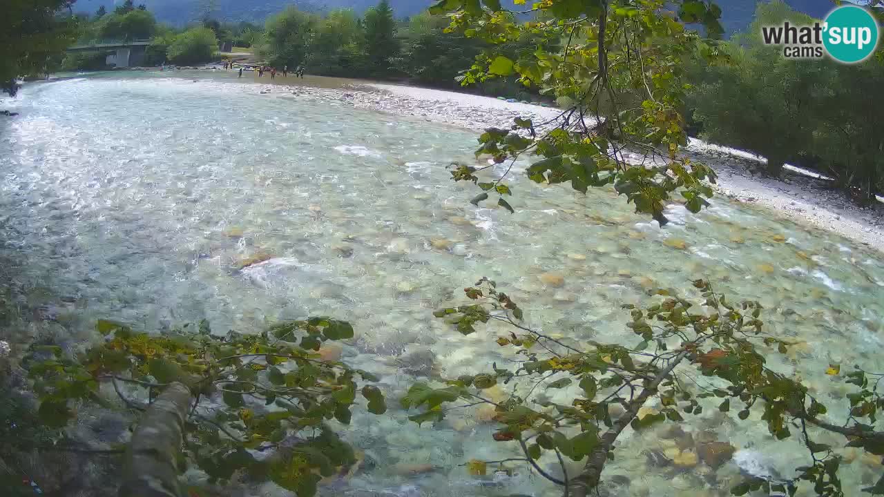 Caméra en direct Čezsoča – Vue imprenable sur la rivière Soča