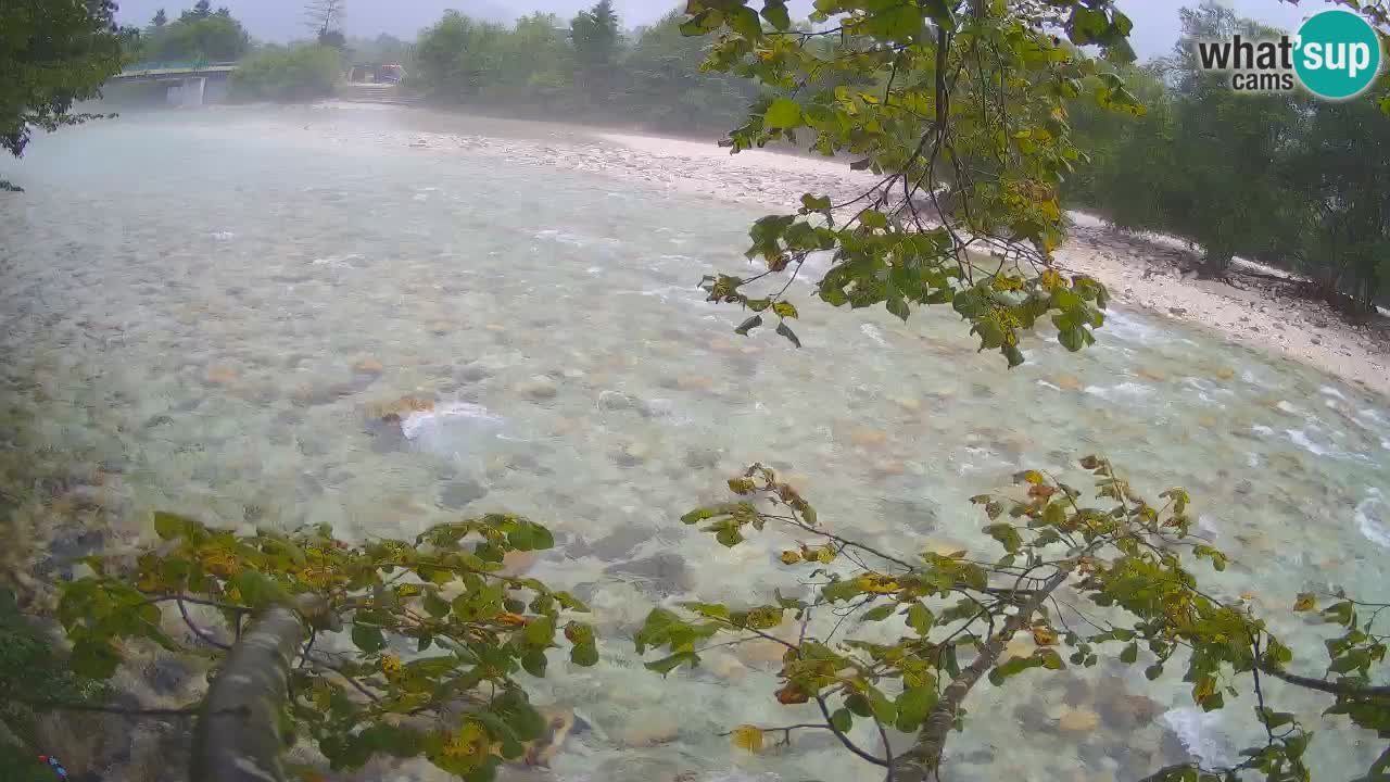 Camera web Čezsoča – Impresionante vista del río Soča